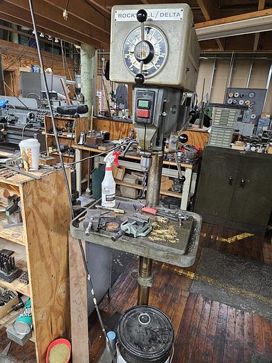 Used Rockwell Delta 110v Floor Model Drill Press