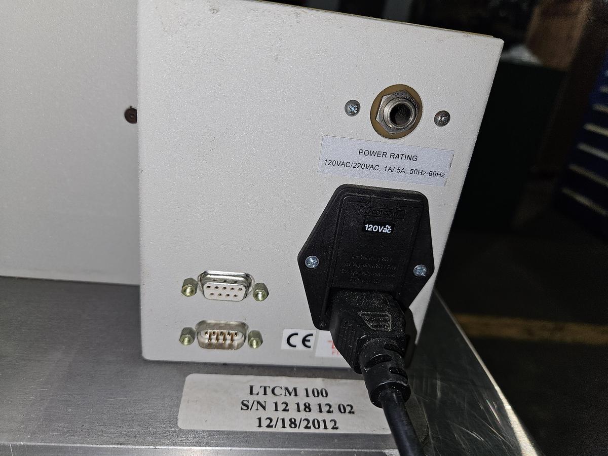 Used CHATILLON / AMETEK LTCM-100 MOTORIZED FORCE TEST STAND WITH ACCUFORCE II DIGITAL GAUGE – 120V – EXCELLENT CONDITION