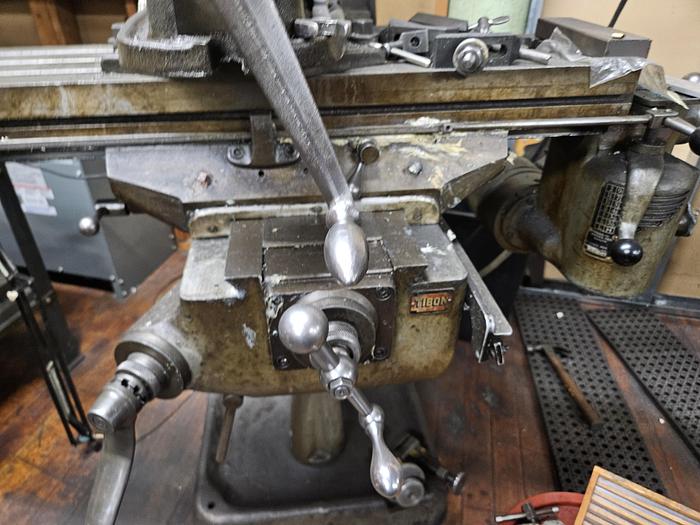 Used Bridgeport Milling Machine 36 inch Table Vise & Power Feed