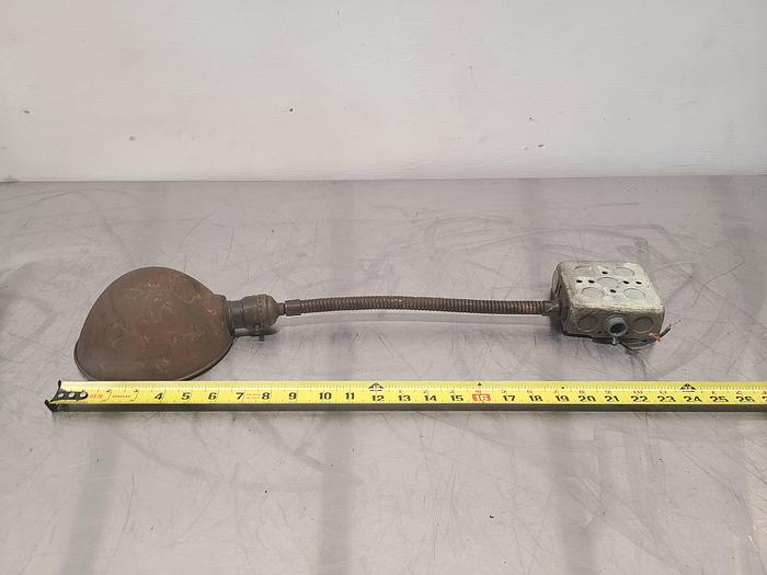 Used 20 Inch Work Light Goose Neck Industrial Seam Punk Lamp Machine Articulating 110V