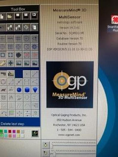 Used OGP Quest 450 CMM Optical Laser Gauging Measuring Machine Auto Measurement