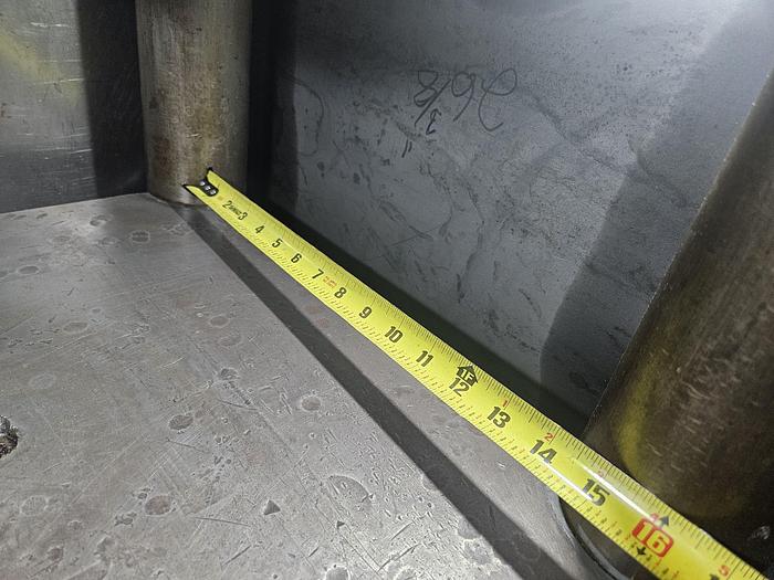 Used Clifton 200 Ton Hydraulic Hobbing Coining Press Metal Forming Brass Copper Steel Gold Silver 