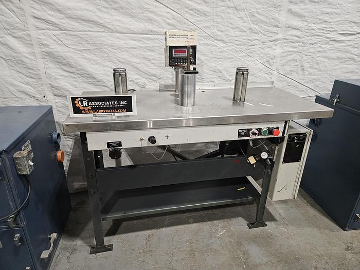 Used Used- WT Web Techniques Label Counter / Rewinder, Model WT-25LC. Max web width: 7" (17.78 cm), optional 10" (25.4 cm), max unwind diameter: 24 inches (61 cm), max rewind diameter 18" (45 cm), optiona...