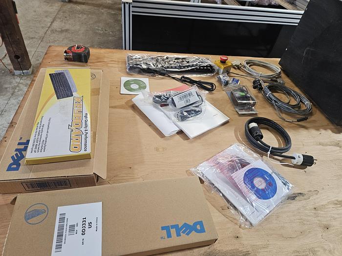 Used Micro Edge Retro System 5x10 Plasma Cutting Machine with Power Max 1650 G3 Series Fast Steel Cutting