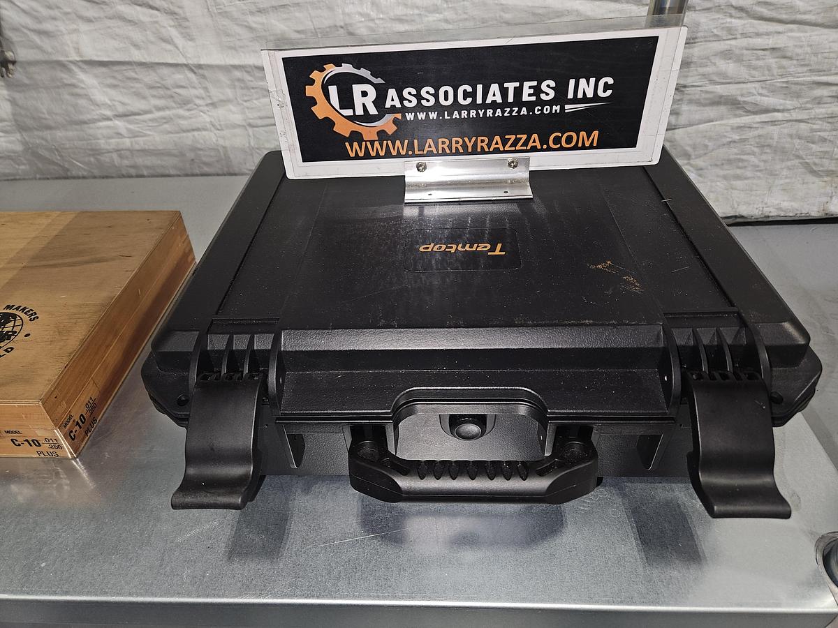 Used TEMTOP PMD 331 PARTICLE COUNTER – PORTABLE CLEANROOM AIR MONITOR – CALIBRATION CERTIFICATE – EXCELLENT CONDITION, TESTED!