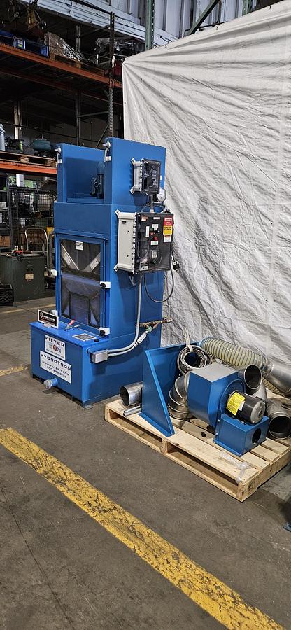 Used FILTER 1 HYDROTRON WET DUST COLLECTOR – 1000 CFM – COMBUSTIBLE DUST SAFE – 460V 3PH