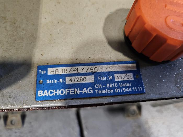 Used Bachofen Hydraulik HA3BL190 Hydraulic Pump with Valves