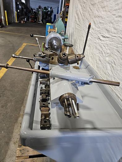 Used Wade American Made Dove Tail Turret Metal Lathe with Tooling RARE!