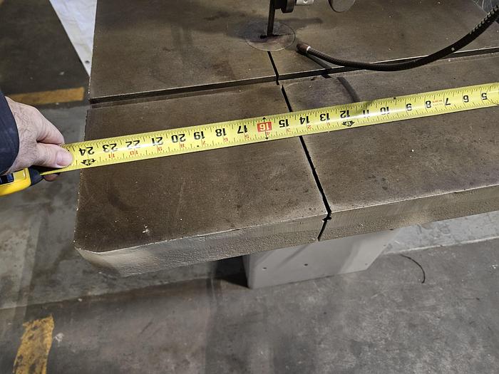 Used Rockwell Delta 20 Inch Metal Vertical Band Saw with Blade Welder 220V 3 Phase Variable Speed 