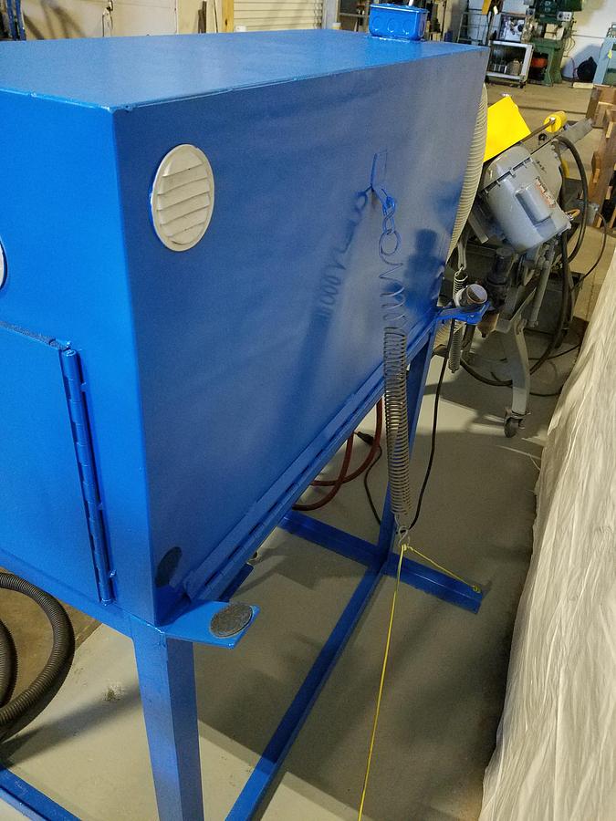 Used Trinco Model 36 Dry Blast Sand Blast Blaster with 400 BT Dust Collector