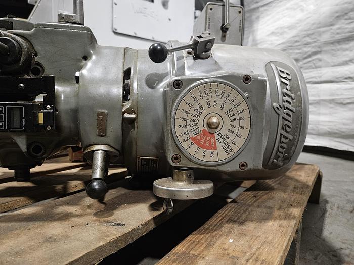 Used Bridgeport Variable Speed Mill Head 1-1/2 HP 230V 3 Phase HEAD REPLACEMENT ...TESTED!!!