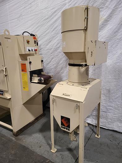 Used Empire Automatic Inline Conveyer Sand Blasting Machine Complete System Model # IL 885