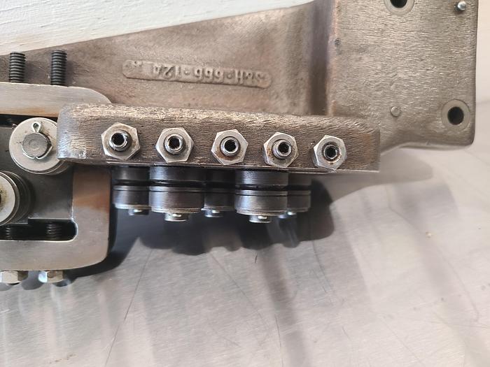 Used Wire Stock Straightener Multi Roll 90 degree transition 2 Plane Brass Steel Silver