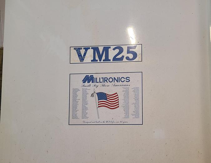 Used Milltronics VM25 CNC Vertical Milling Machine with Tooling
