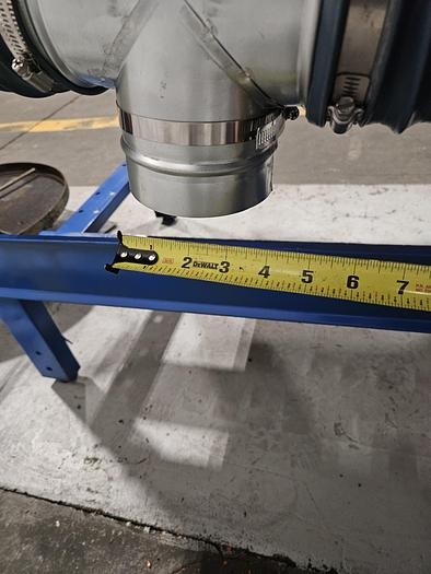 Used Buffing Polishing Machine Double Baldor Motors with Hoods & Bench 220V 3 Phase