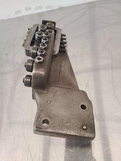 Used Wire Stock Straightener Multi Roll 90 degree transition 2 Plane Brass Steel Silver