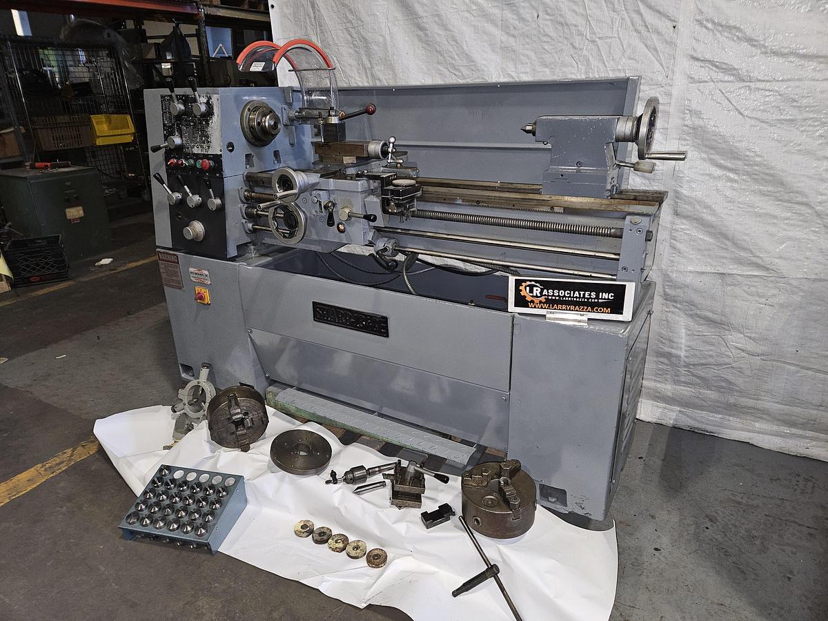 Used SHARP 1340E ENGINE LATHE – 13" x 40" – EXTENSIVE TOOLING – EXCELLENT CONDITION!!