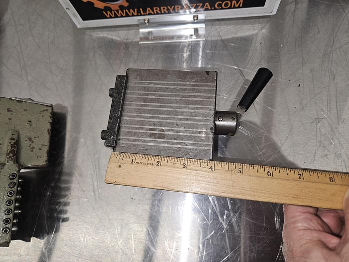 Used Magnetic 4 x 4 Inch XLO Robbins Magna Sine Vise