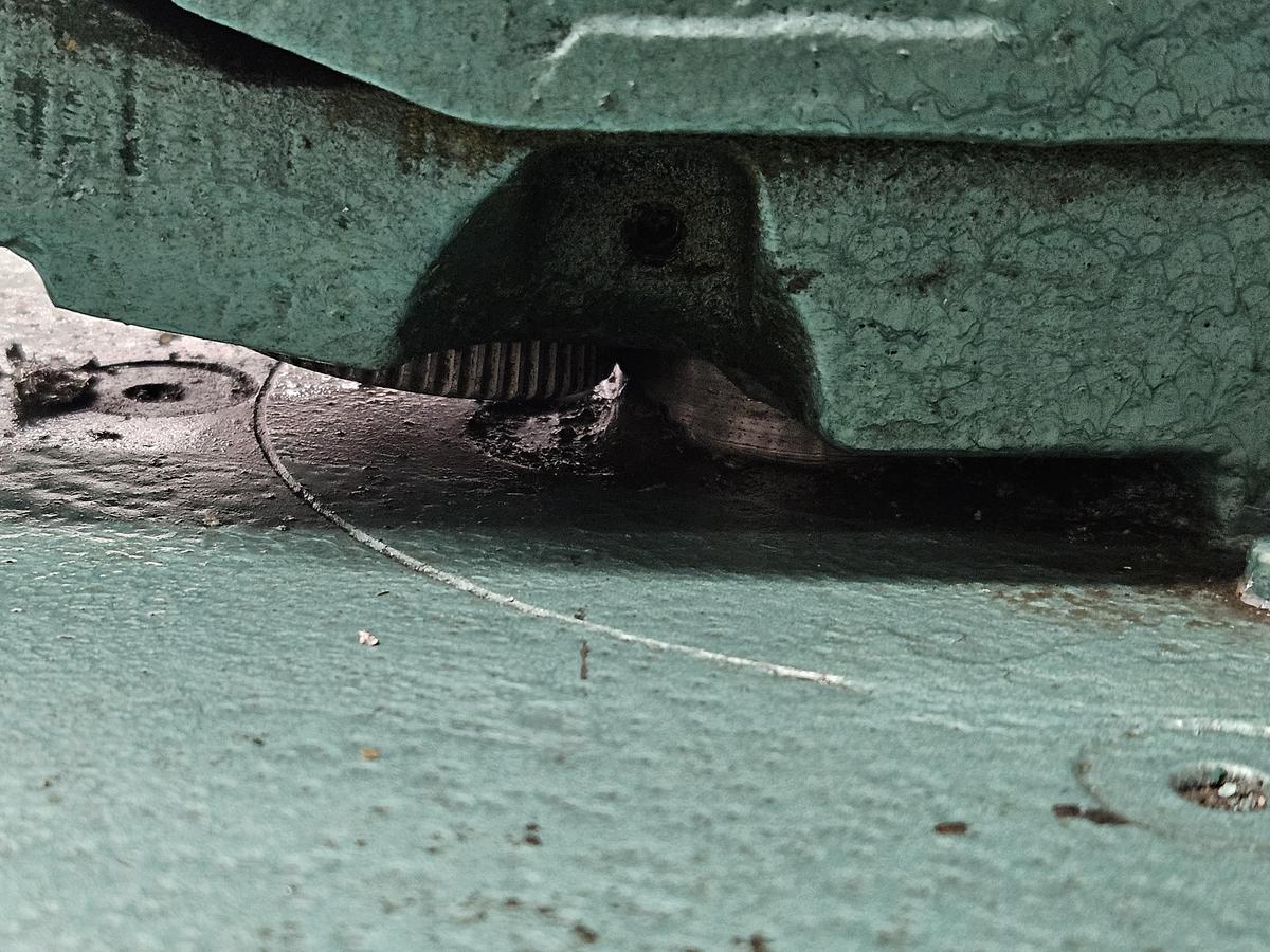 Used Lock Former Auto Guide Power Flanger Edger 16 Gauge Capacity 110V