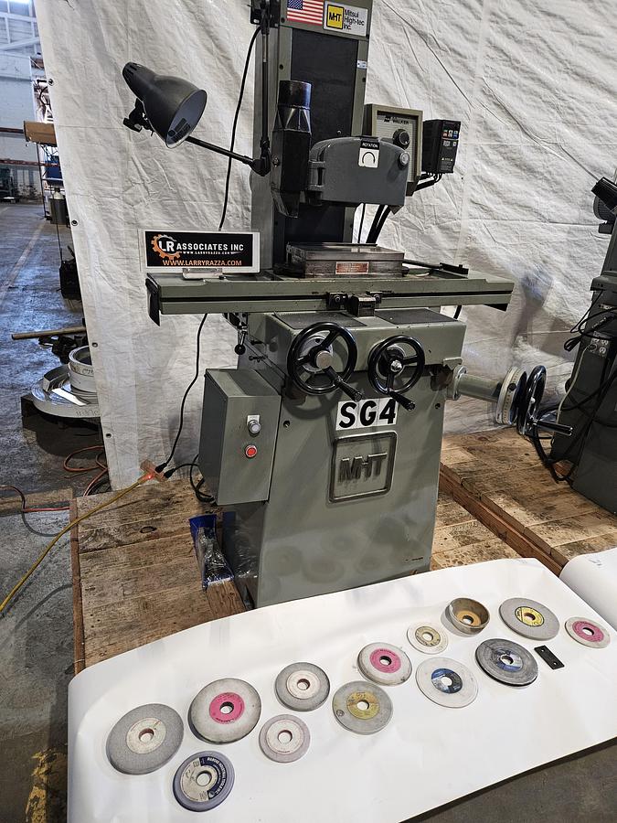 Used MITSUI HIGH-TEC MSG-200MH 6" x 12" MANUAL SURFACE GRINDER – REFURBISHED – SONY DRO – WALKER MAG CHUCK – VFD – EXCELLENT CONDITION