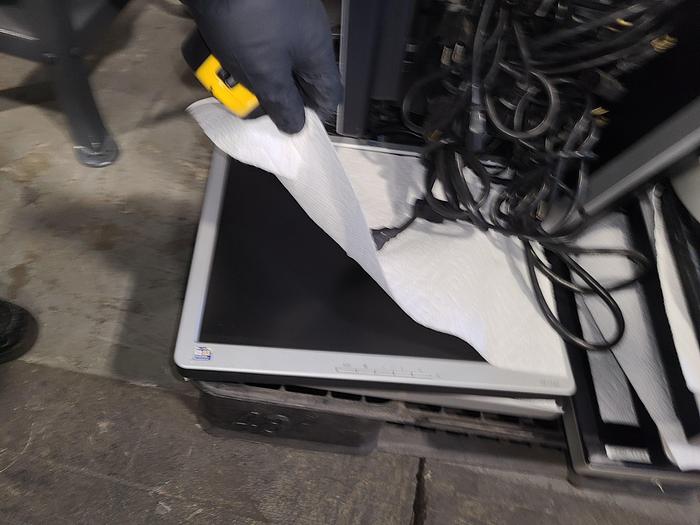 Used One Lot of 10 Inch Flat Screen Monitors All for one price