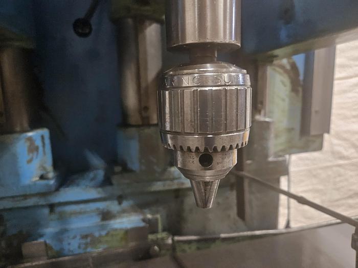 Used Buffalo Forge Quad Drill Press with Emrick Tapping Head 220V 3 Phase Drilling Tapping Machine