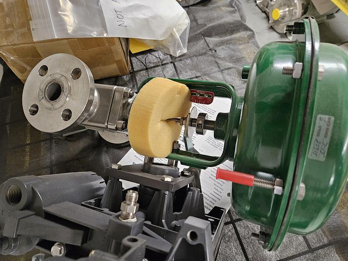 Fisher Baumann 54.24588SVF  1" Valve with Actuator 1052 Medical Dairy Stainless Steel