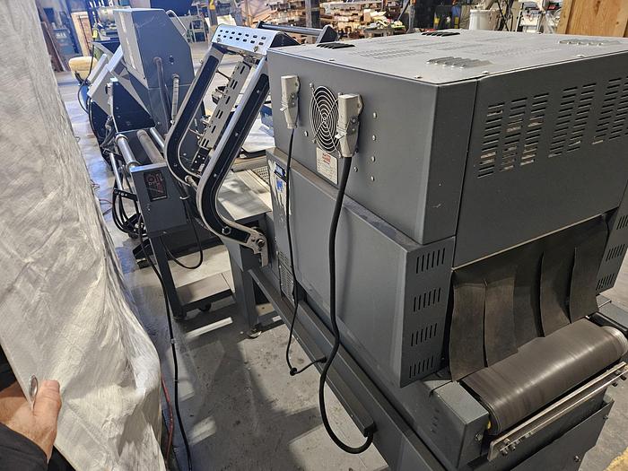 Used Heat Seal Plastic Shrink Wrap Packaging Machine Model HDS115/8IP