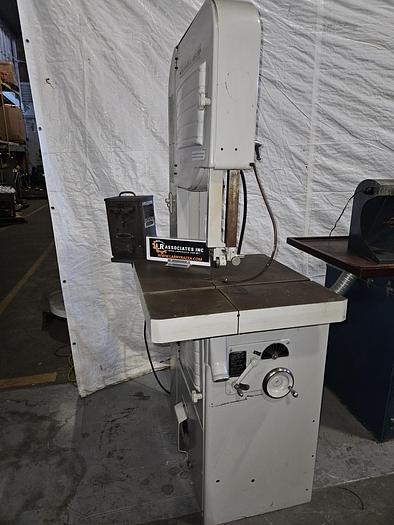 Used Rockwell Delta 20 Inch Metal Vertical Band Saw with Blade Welder 220V 3 Phase Variable Speed