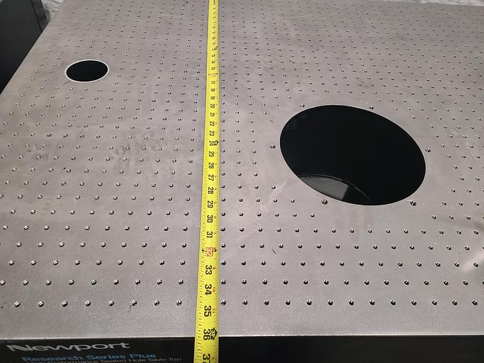 Used Newport RS2000 Sealed Hole Table Top with Tuned Damping and Legs