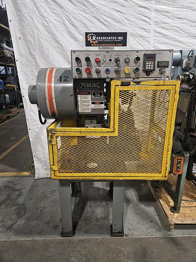Used 3 Ton Perkins Punch Press, Air Clutch & Air Brake, with Palm Buttons