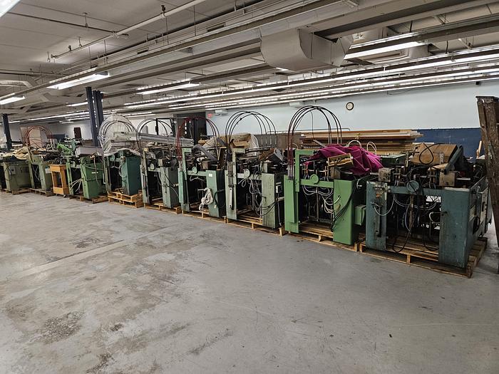 Used FMC CRATHERN MODEL 4028 TRANSPARENT BOX MAKING MACHINE