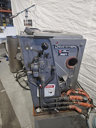 Used Inductotherm Induction Tilting Melting Furnace Inducto Model 100 Melt Silver Brass 