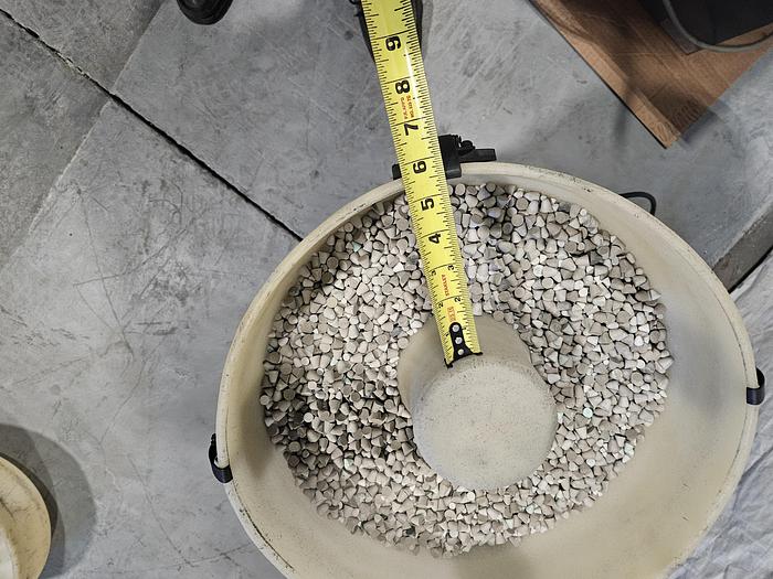 Refurbished Belair Vibratory Finishing Machine 1/2 Cubic Ft 110V Polish Deburr Metal