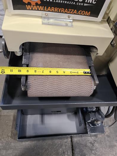 Used Timesavers Model 1111-11-0 Dry or Wet Conveyor 9" Belt Sander Mini Belt Semi Automatic