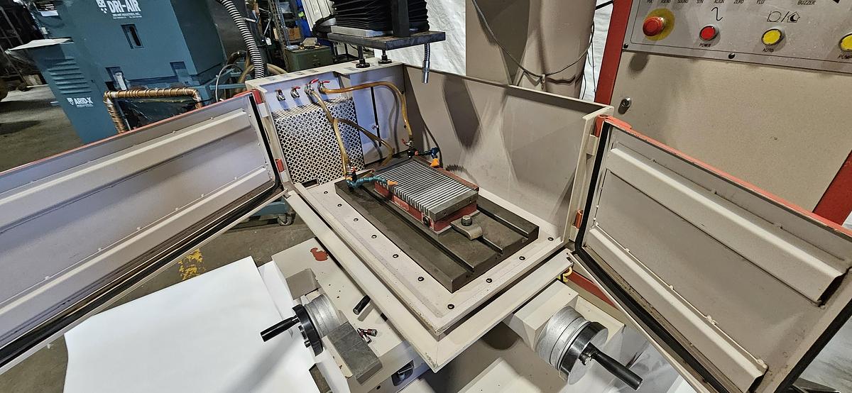 Used EDM TECHNOLOGY OMEGA 405-B SINKER EDM – 30 AMP POWER SUPPLY – MITUTOYO DIGITAL READOUT – MAGNETIC CHUCK – 220V 3 PHASE – 1990