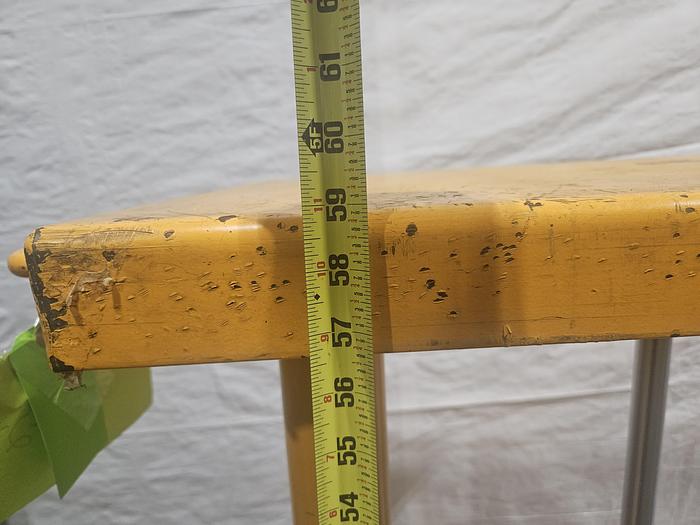 Used Hydraulic Post Lift Table 2000 Lb Capacity 59 Inch Raised Height Table is 24x36 Inch 