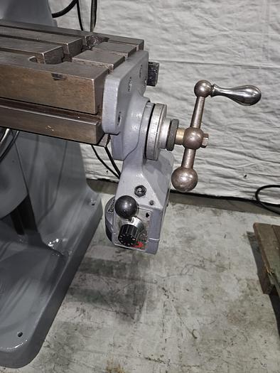 Used 2 HP Vari-Speed Bridgeport Milling Machine with Mitutoyo DRO Power Feed 230V 3 Phase