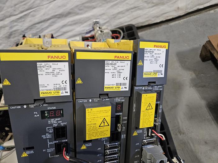 Used Fanuc Servo Amplifier & Power Supply Module A06B-6096-H201(H301) A06B-6077-H106