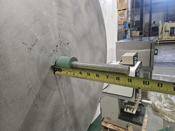 Used TWO Durant Motorized Braking Stock Reel Payoff with Coil Feed Sensors