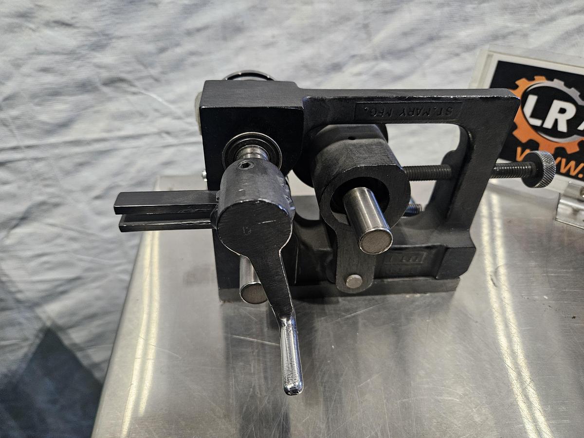 Used ST. MARY MODEL 525M SPIN ROLL – PRECISION PART ROTATOR – TOOLROOM INSPECTION FIXTURE – EXCELLENT CONDITION