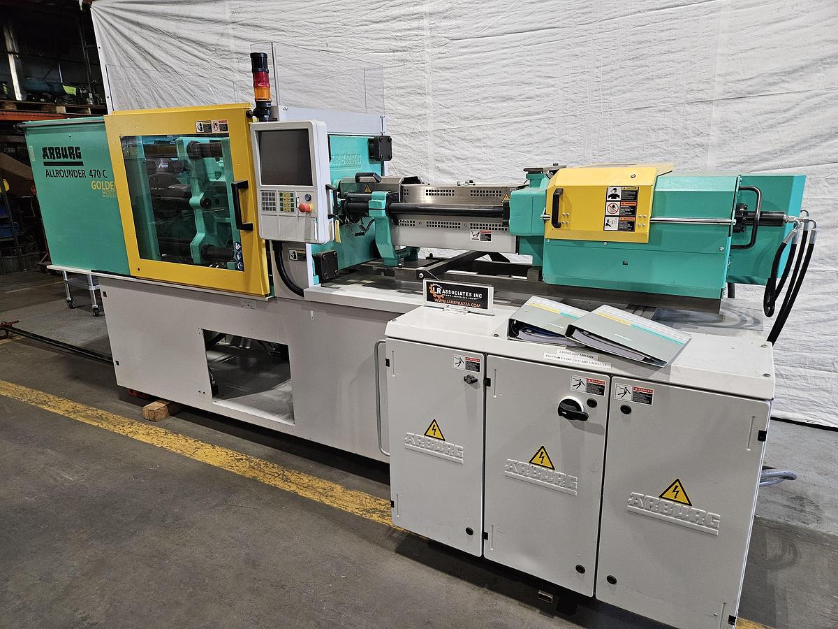 Used 2016 Arburg 470 C 1500-400 Golden Edition 165 Ton 6.5 oz. Allrounder Injection Molding Machine PRISTINE!!!