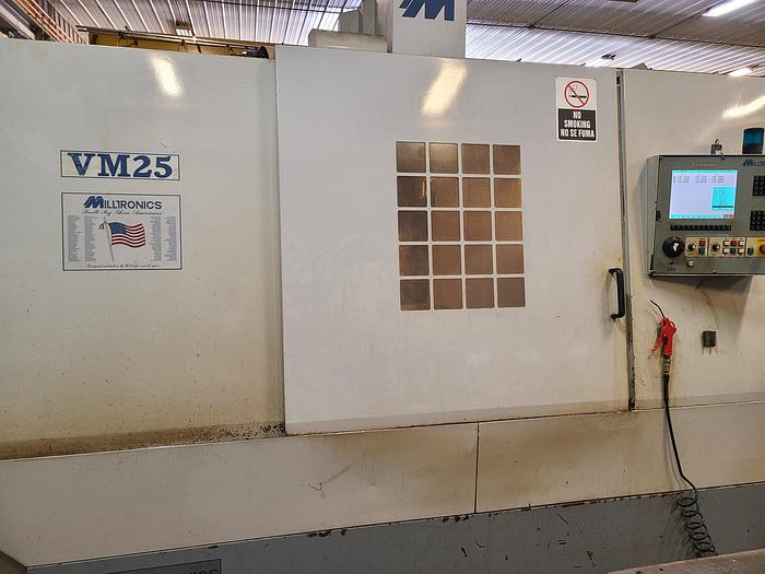 Used Milltronics VM25 CNC Vertical Milling Machine with Tooling