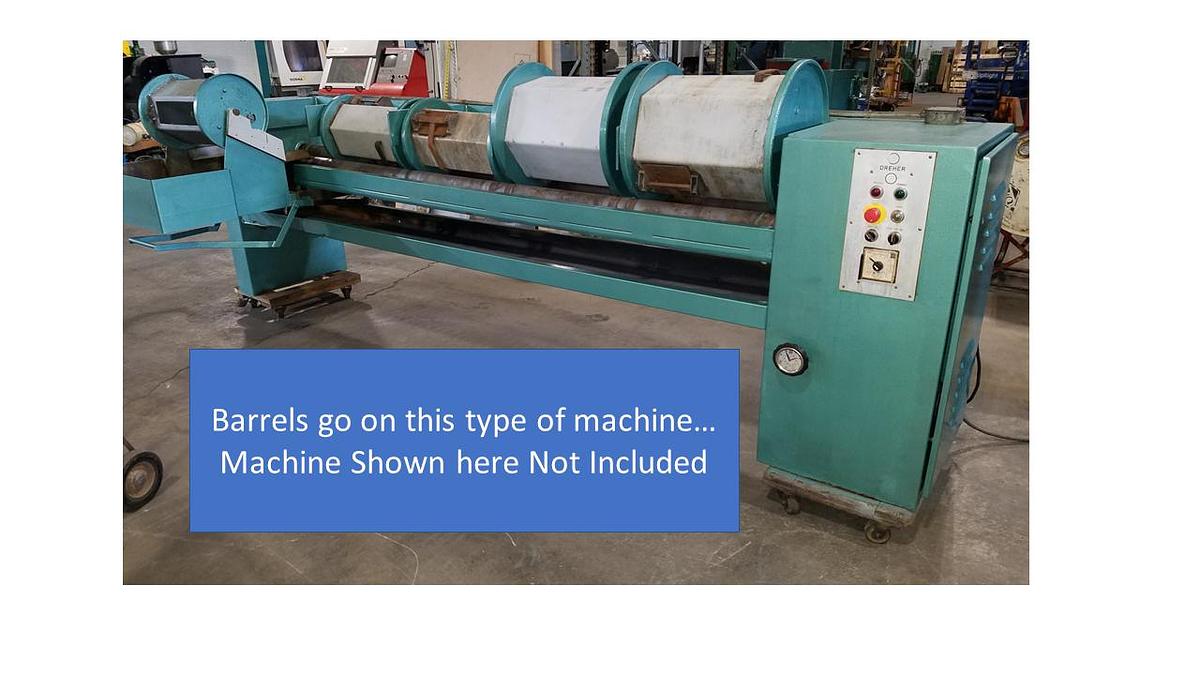 Used Tumbling Finishing Barrels for Dreher Finish System 5
