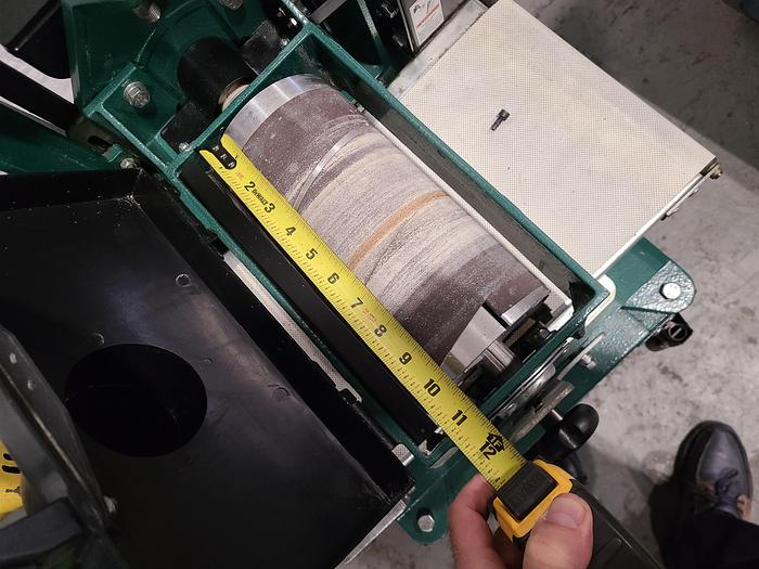 Used 2019 Grizzly Model G0716 10 Inch Drum Sander Conveyor Sand Wood
