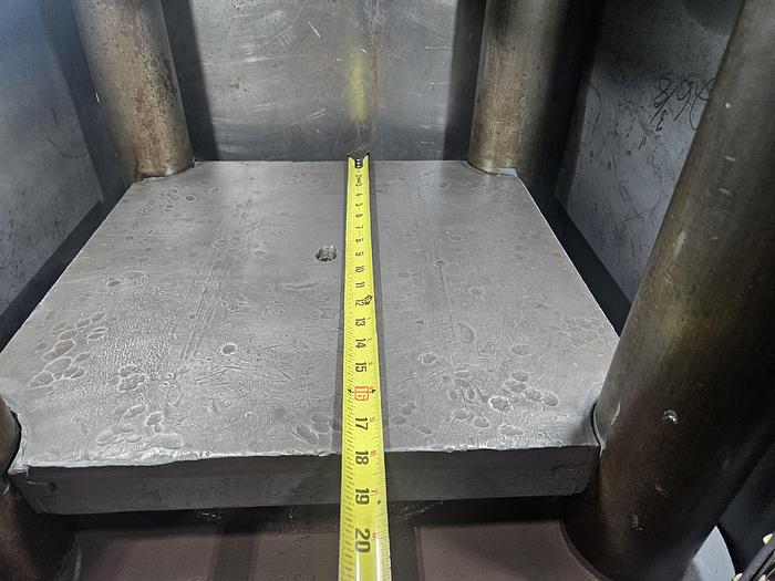 Used Clifton 200 Ton Hydraulic Hobbing Coining Press Metal Forming Brass Copper Steel Gold Silver 