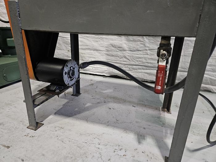 Used Greco Wet Tumbler Rotary Finishing Machine Polish Metal Automatically 110V 