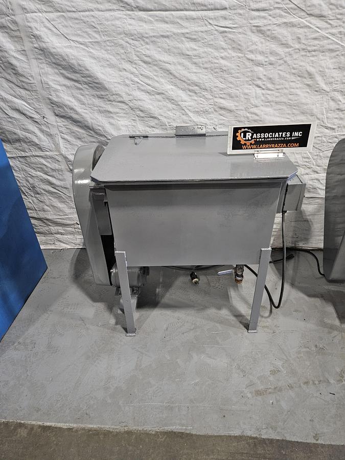 Used Greco Wet Tumbler Rotary Finishing Machine Polish Metal Automatically 110V