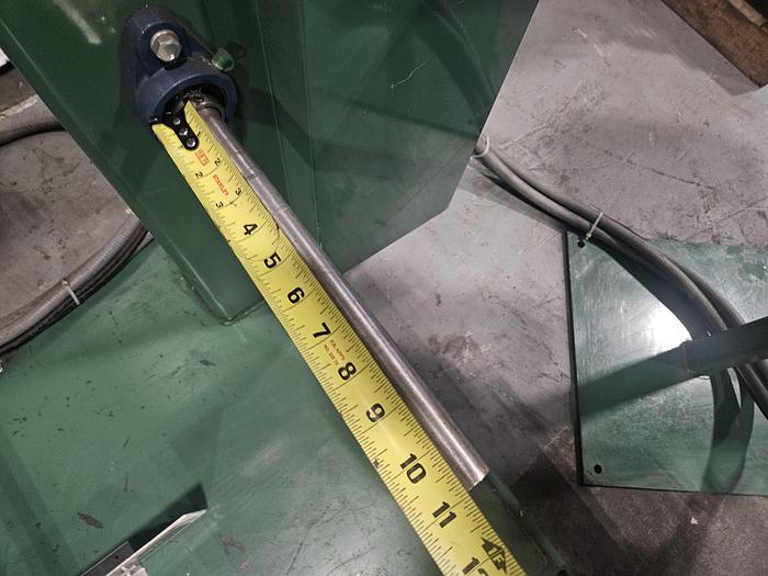 Used TWO Durant Motorized Braking Stock Reel Payoff with Coil Feed Sensors