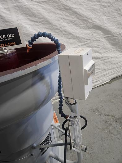 Used Vibratory Finishing Machine Tumbler 2 Cubic Foot 110V Debur Polish Metal & Plastic TESTED & RUNS EXCELLENT!